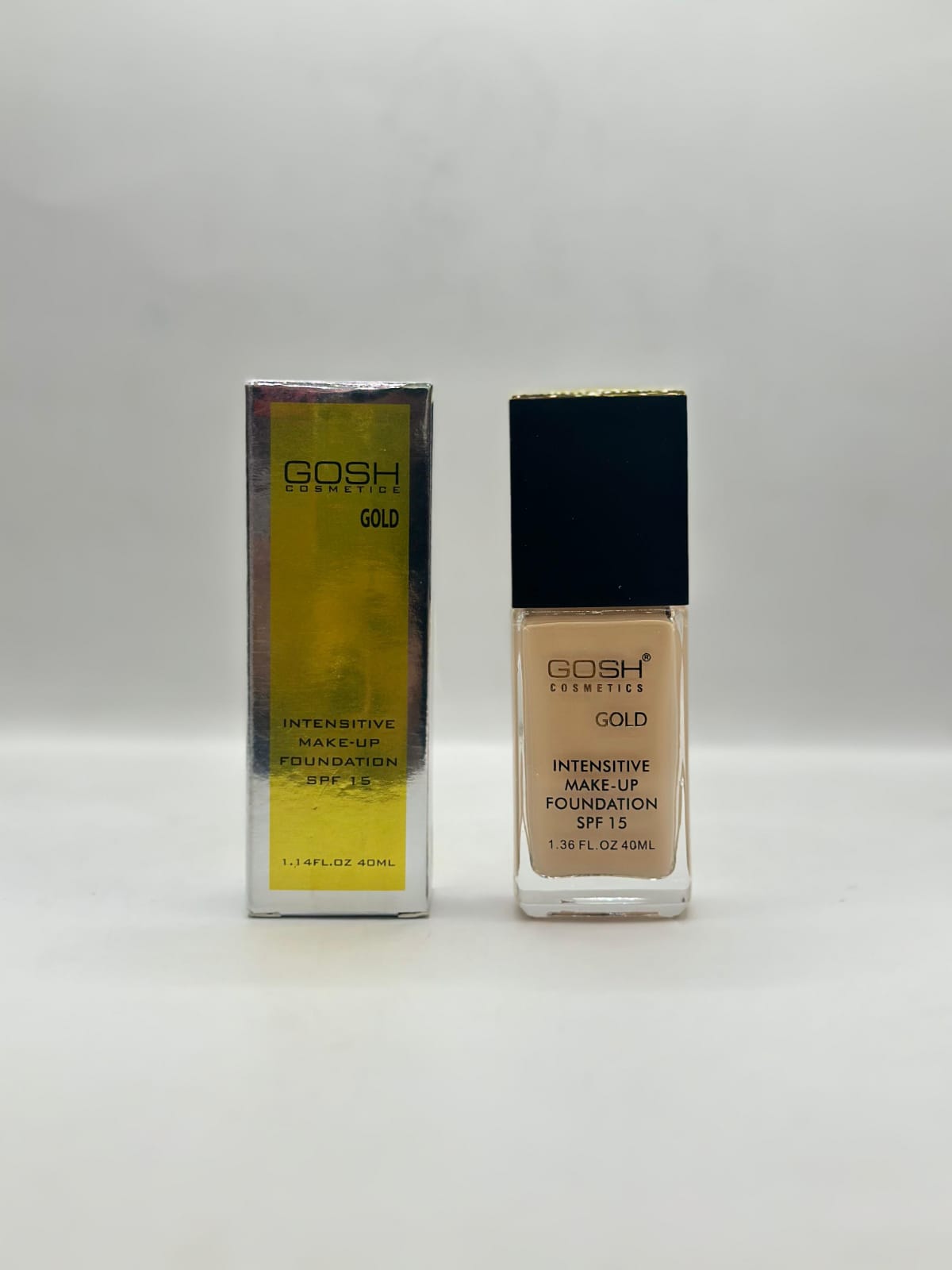 Gosh Cosmetics Gold Intensive Makeup Foundation SPF 15 – Flawless Radiance & Protection